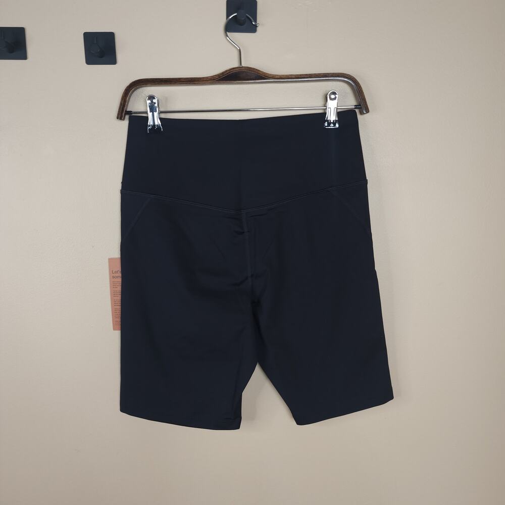 Girlfriend Collective High-Rise Bike Short in Black Size L - Picture 4 of 7